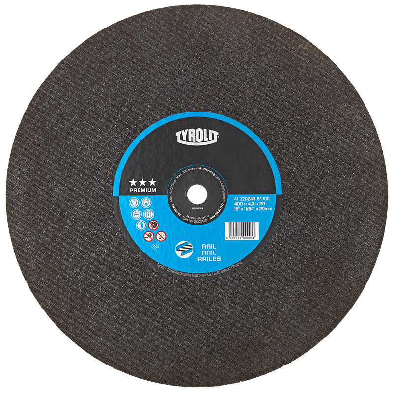 PREMIUM*** cut-off wheels - For rails for guided off-hand cutting