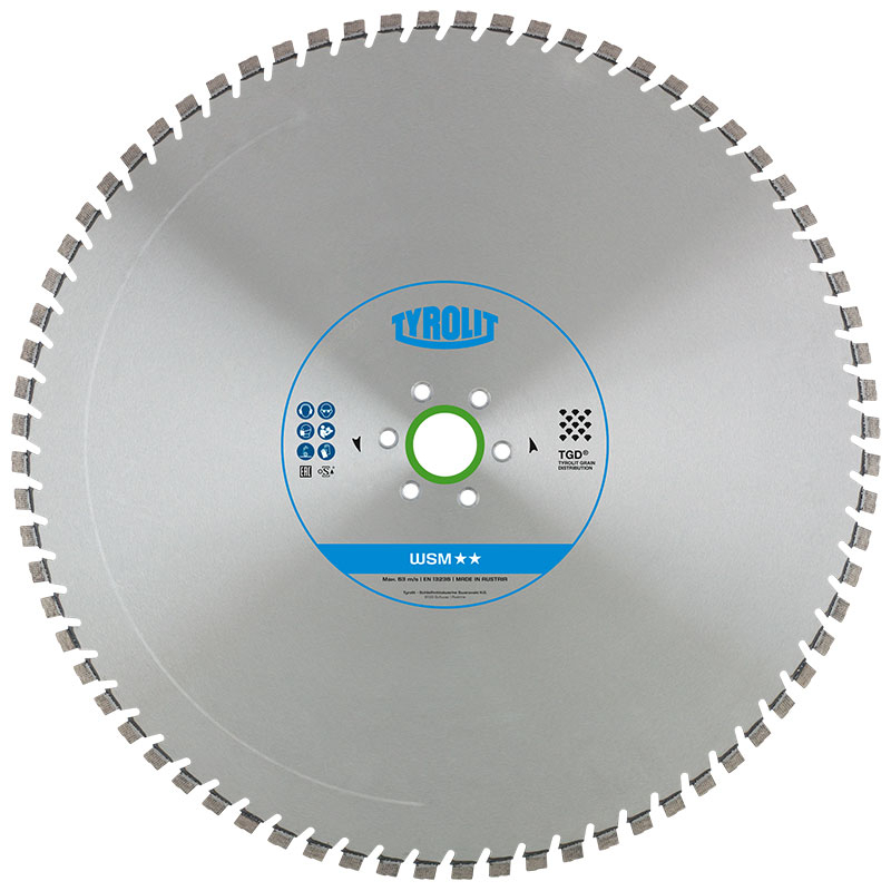 Disc diamantat WSM , pentru masina de taiat pereti, STANDARD