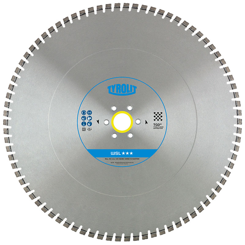 Disc diamantat WSL ,pentru masina de taiat pereti, PREMIUM